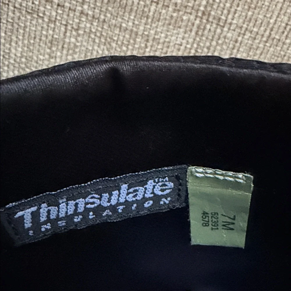 Timberland Thinsulate Insulated Nylon Boots Rubber Sole Belt Detail Winter 7